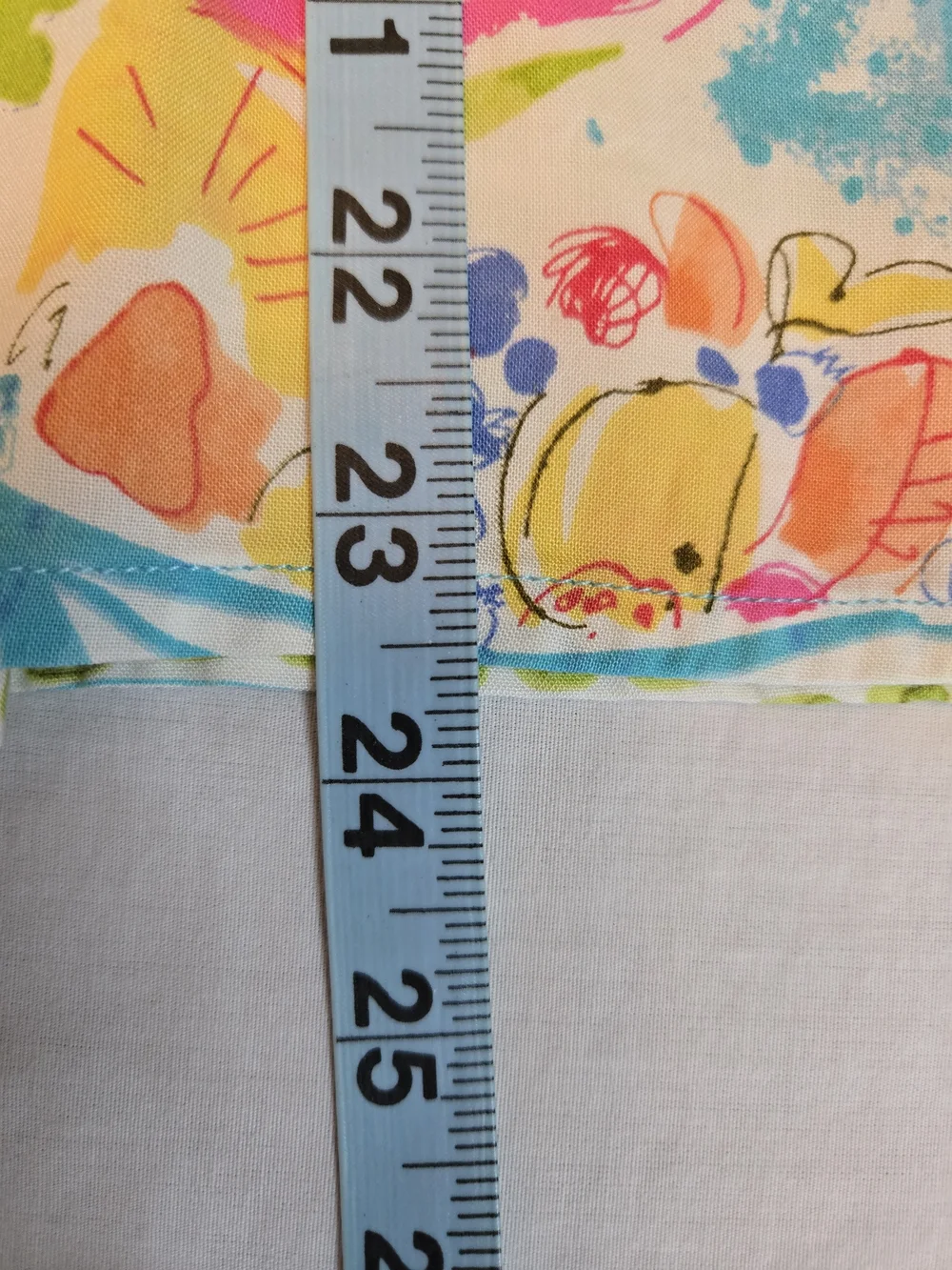Vintage 90s Sleeveless Button-Front Top with Citrus Print - Picture 11 of 12